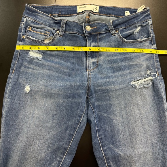 Garage High Waisted Light Denim Jeans - size 13 - Picture 2 of 6